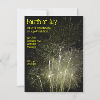Invitación a fuegos artificiales