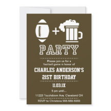 Invitación a Fútbol y Cerveza
