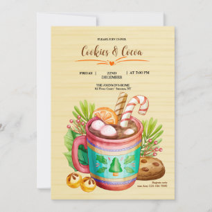 Invitación a Galletas y Cacao