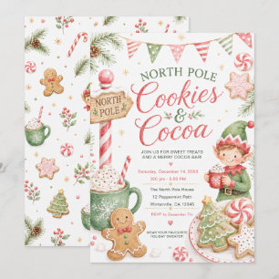 Invitación a Galletas y Cacao del Polo Norte