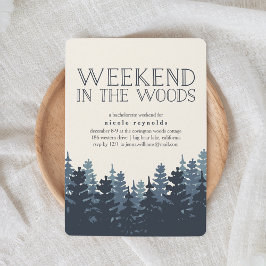 Invitación a Getaway de Winter Forest Weekend