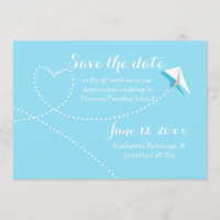Invitación a Getaway del plano del papel