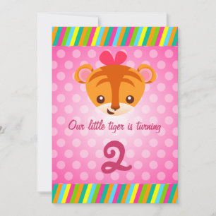 Invitación a Girly Tiger