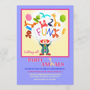 Invitación a globos