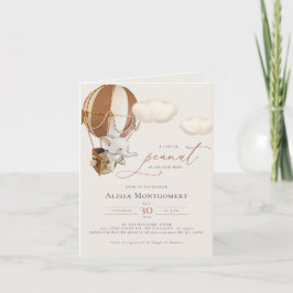 Invitación a globos elefantes de aire caliente