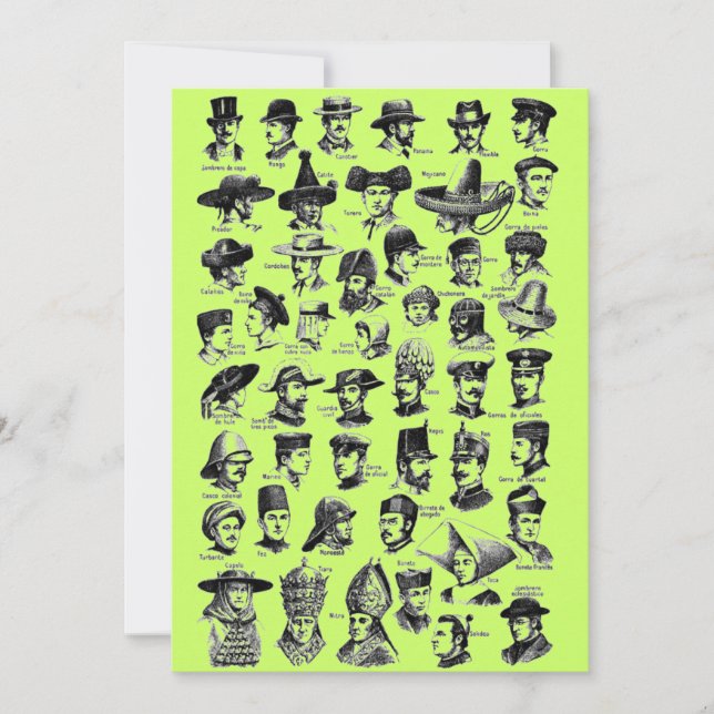 Invitación a Gorras de época (Anverso)