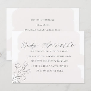 Invitación a gotas de agua de Rubor