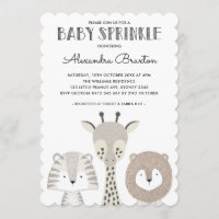 Invitación a gotas de gotas de gotas de Safari en