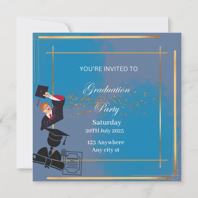 Invitación a graduación (Anverso)