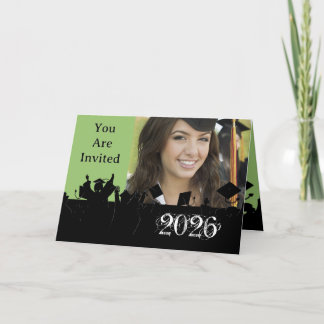 Invitación a graduación Cambiar color y año