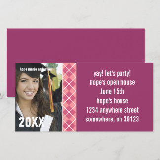Invitación a graduación de Argyle Senior Pictures