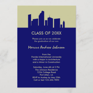 Invitación a graduación de arquitectura