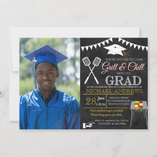 Invitación a graduación de barbacoa