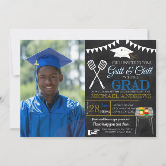 Invitación a graduación de barbacoa