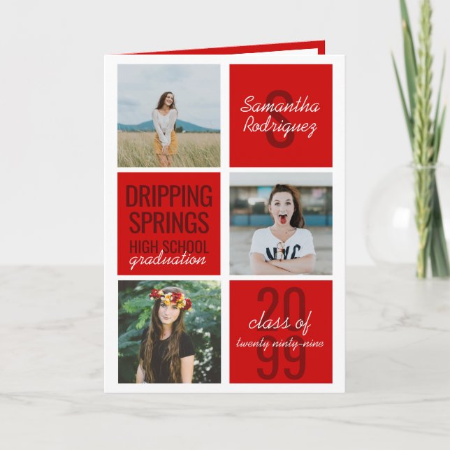 Invitación a graduación de cajas de diversión de 4 (Anverso)