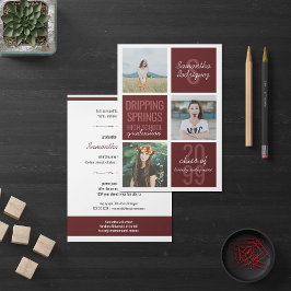 Invitación a graduación de Cajas de Diversión Maro