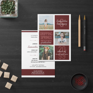 Invitación a graduación de Cajas de Diversión Maro