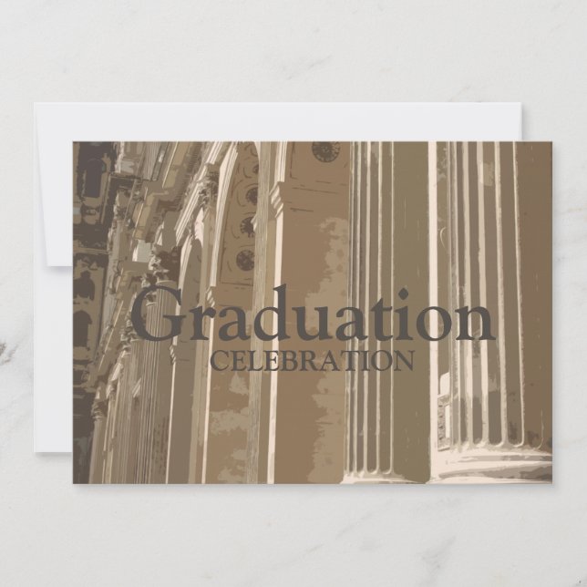 Invitación a graduación de Colonnade (Anverso)