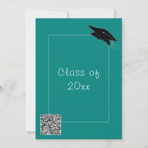 Invitación a graduación de colores del Personaliza
