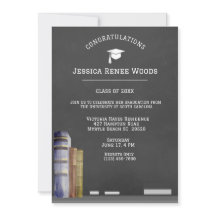 Invitación a graduación de docentes de libros en p