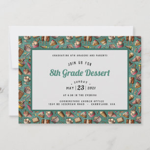 Invitación a graduación de Doodle de Crema de Hiel