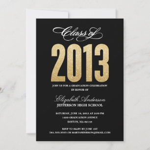 Invitación a graduación de espárragos