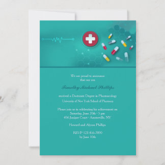 Invitación a graduación de farmacología