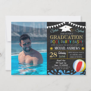 Invitación a graduación de Fiesta de grupo