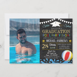 Invitación a graduación de Fiesta de grupo