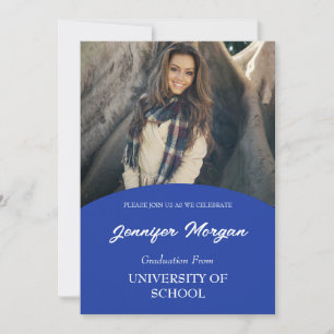 Invitación a graduación de fotografía de categoría