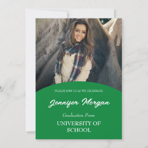 Invitación a graduación de fotografía de categoría
