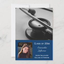 Invitación a graduación de fotografía de Enfermerí