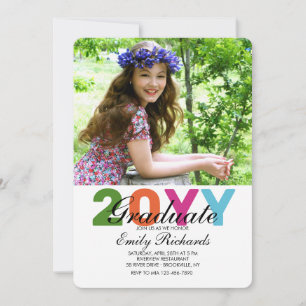 Invitación a graduación de fotografía de grado 20