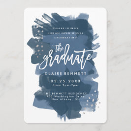 Invitación a graduación de fotografía de graduado