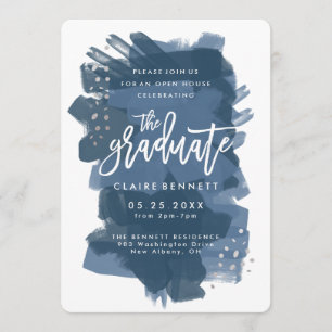 Invitación a graduación de fotografía de graduado