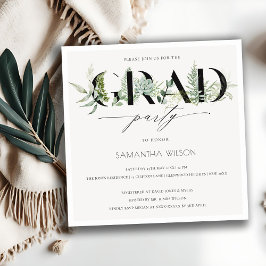 Invitación a graduación de fotografía de Leafy Fer