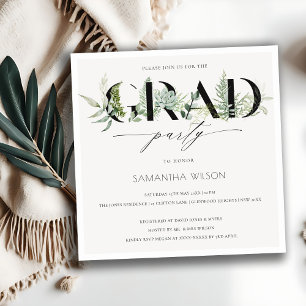 Invitación a graduación de fotografía de Leafy Fer