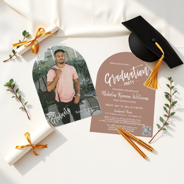 Invitación a graduación de fotografía de Mocha Mou (Subido por el creador)