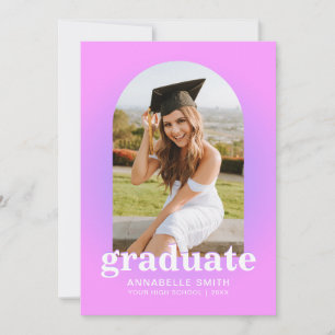 Invitación a graduación de fotografía Minimalista 