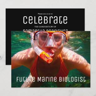 Invitación a graduación de fotografía profesional 