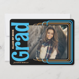 Invitación a graduación de fotografía retro