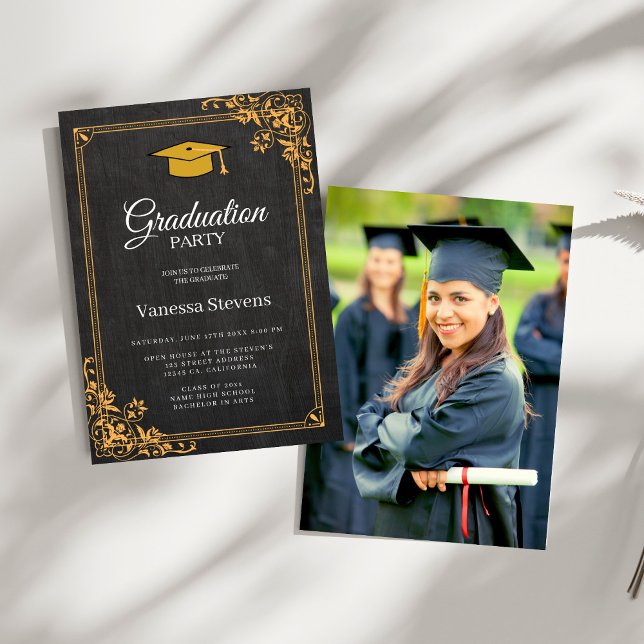 Invitación A Graduación De Fotografías Clásicas De (Subido por el creador)