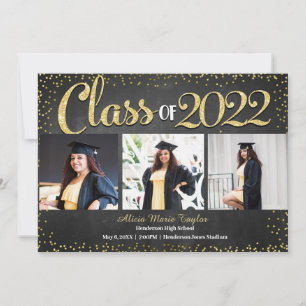 Invitación a graduación de fotografías de Purpurin