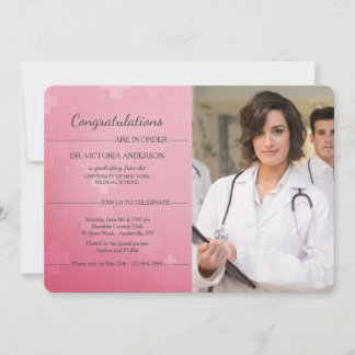 Invitación a graduación de fotos cruzadas de Guay