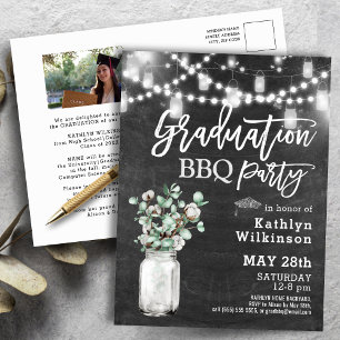 Invitación a graduación de fotos de Eucalyptus Mas