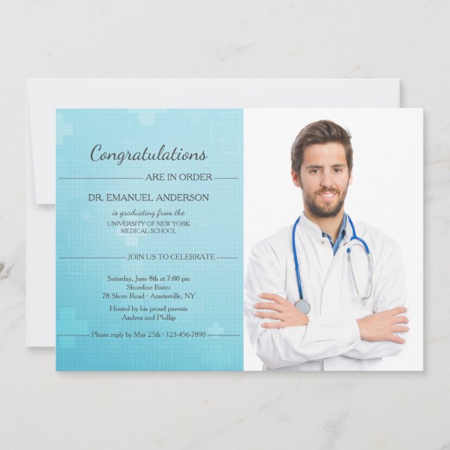Invitación a graduación de fotos de la Cruz Azul d (Anverso)