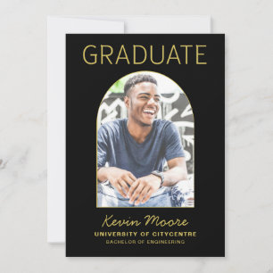 Invitación a graduación de fotos del Arco de Oro N