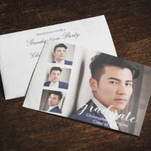Invitación a graduación de fotos Modern 4