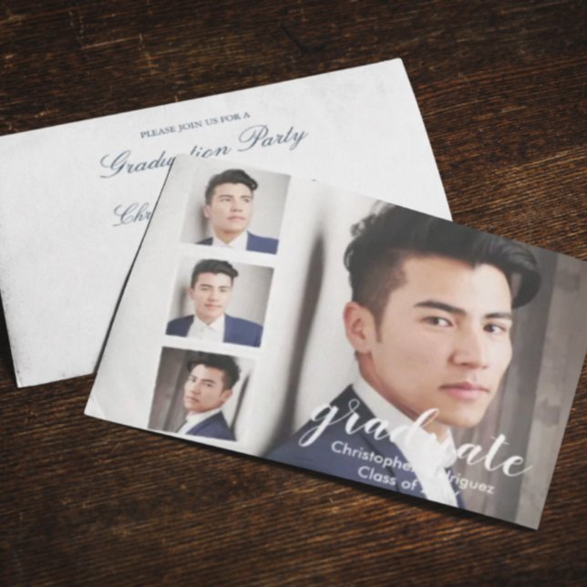 Invitación a graduación de fotos Modern 4 (Subido por el creador)