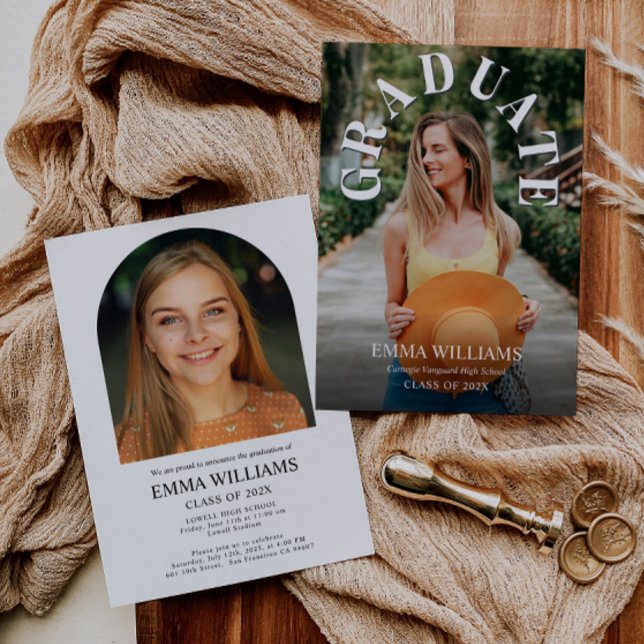 Invitación a graduación de imágenes con guión eleg (Subido por el creador)